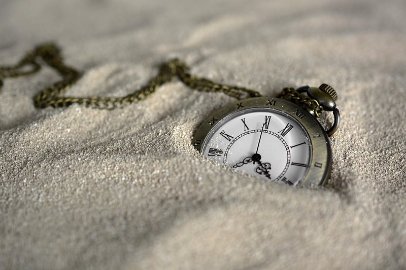 Hourglass symbolizing time